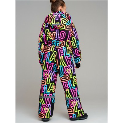 Комбинезон текстильный с полиуретановым покрытием для девочек