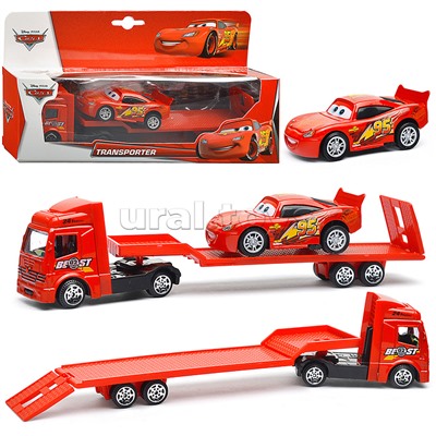 Набор металл. тачки автоперевозчик "Свободный ход"