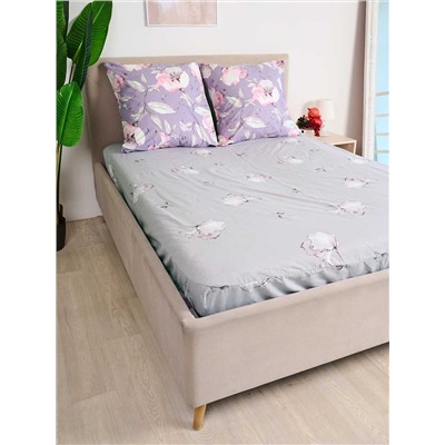 КПБ Перкаль Зима-лето с прост. на резинке - Азалия