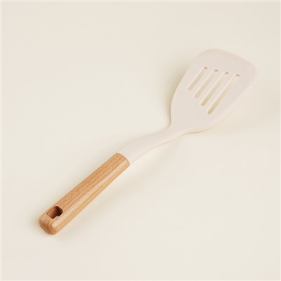 Лопатка с прорезями SL Home, 33×9×5 см, бежевая