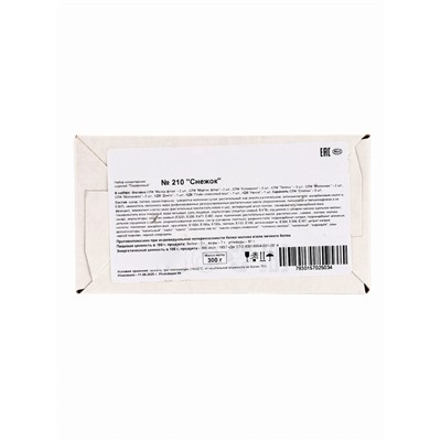 Сладкий новогодний подарок «Снежок», детский, 300 г