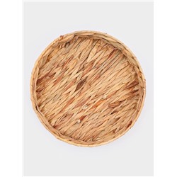 Корзинка для подачи Доляна «Камыш», d=28 см, из соломы