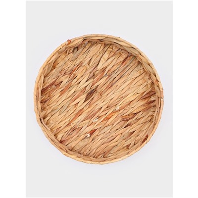 Корзинка для подачи Доляна «Камыш», d=28 см, из соломы