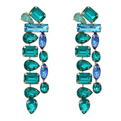 Серьги длинные на гвоздиках арт. 13 1646 (id 267291)