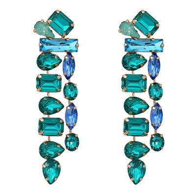 Серьги длинные на гвоздиках арт. 13 1646 (id 267291)