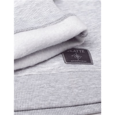 Свитшот из премиального футера трехнитки с начесом