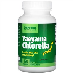 Jarrow Formulas, хлорелла Яэяма, 150 капсул