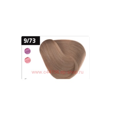 OLLIN SILK TOUCH  9/73 блондин коричнево-золотистый 60мл Безаммиачный стойкий краситель для волос