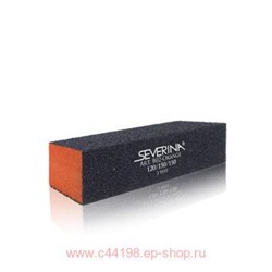 Severina БАФ для ногтей В 02 оранжевый 120/150/150 грит