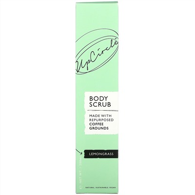 UpCircle, Body Scrub, Lemongrass, 200 ml