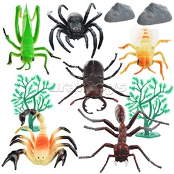 Набор животных, Насекомые 10шт. в пакете