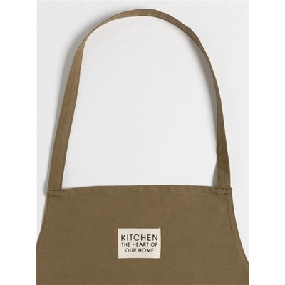 Фартук Этель Kitchen 60×70 см, цвет зелёный, 100% хлопок, саржа 220 г/м²