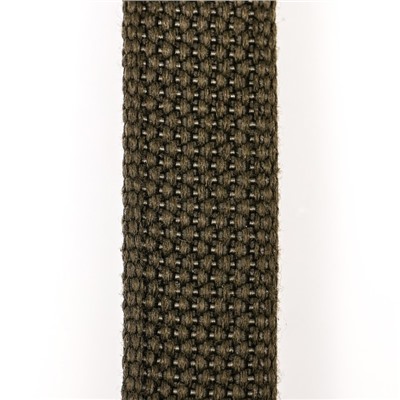 Брезентовый поводок, 3 м × 2 см, тёмно-зелёный