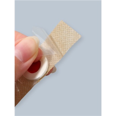 Пластырь для ног, набор - 12 шт., на клеевой основе, бежевый