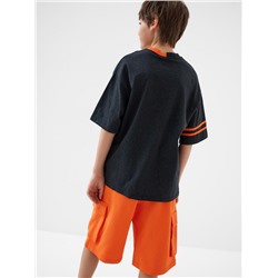 Комплект трикотажный для мальчиков: фуфайка (футболка), шорты