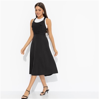 Сарафан с регулируемыми лямками, Смелее, чем вчера (с поясом)