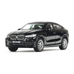 Машина металл BMW X6 10,5 см, (черный) инерц, в коробке