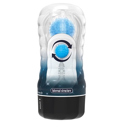 Прозрачный текстурированный мастурбатор Vacuum Cup Masturbator Planet