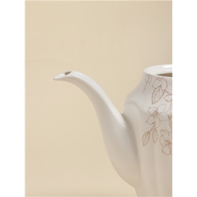 Заварочный чайник SL Home «Аманде», 1.5 л, 27.5×14×24 см, фарфор, белый