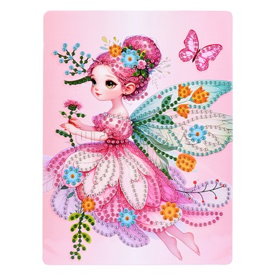 Мозаика алмазная "Маленькая фея" 15*20см