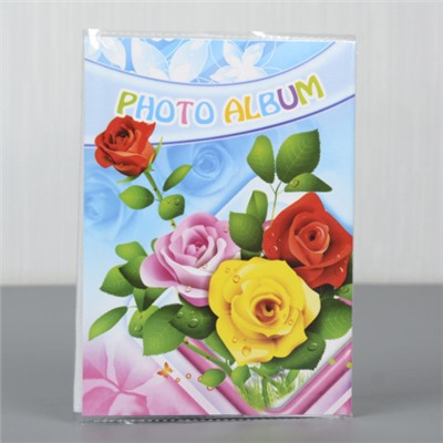 Фотоальбом 36 фото 10х15 Цветы / 105F /уп 12/720/ микс