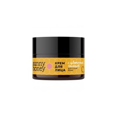Крем Медовый с Цветочной пыльцой для сухой кожи Sunny honey