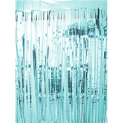 Дождь занавес 100x200 см серо голубой / NGA-17 /уп 10/300/для фотозоны на клейкой ленте