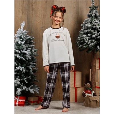 Костюм для девочки Твикс-1 (Молочный)