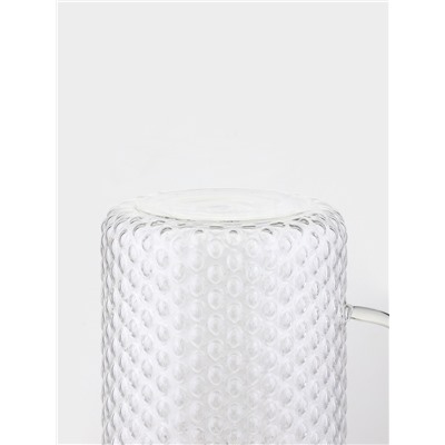 Кувшин Magistro «Богема. Дольки», 3 л, 21×15×27 см, крышка-сито, стекло, прозрачный