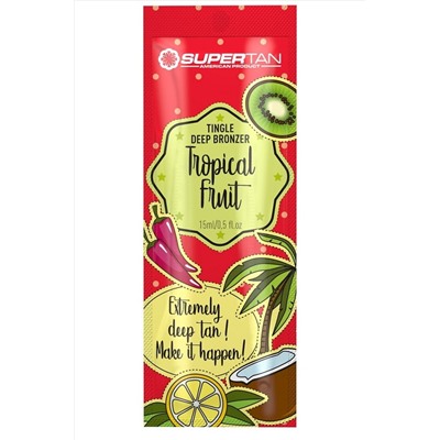 SuperTan Крем для загара тропические фрукты с тингл-эффектом / Tropical Fruits, 15 мл KRISTALLER, 1127151