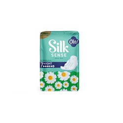 Ola! Silk sense Прокладки 7шт Extrafix Night ромашка ультратонкие
