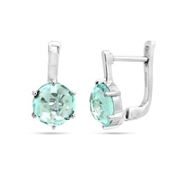 Серьги из серебра топаз, Момент