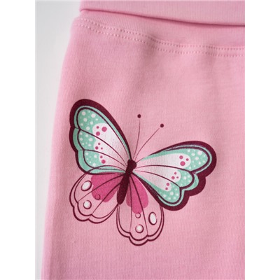 Ползунки детские трикотажные для девочек, 2 шт в комплекте