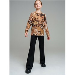 Фуфайка трикотажная для девочек (футболка с длинными рукавами)