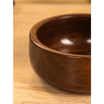 Чаша «Гладь», 13×13×5.5 см, дерево шишам