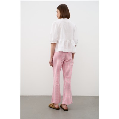 Брюки  TR2535_Pink/Розовый, белый