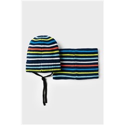 Комплект трикотажный для мальчиков: шапка, снуд PLAYTODAY, 1226937