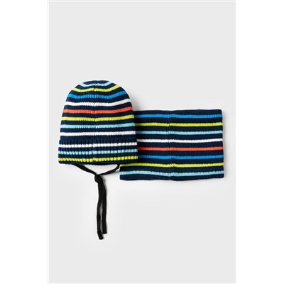 Комплект трикотажный для мальчиков: шапка, снуд PLAYTODAY, 1226937