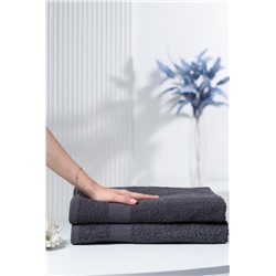 14419 Комплект полотенец 3шт 400 гр м2 30*60; 50*90; 70*140 (Графит)