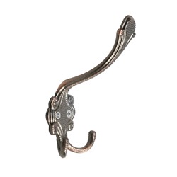 Крючок мебельный ТУНДРА TKT005, трехрожковый, медь, 4 шт. TMP