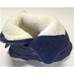 65-0160B син Сапоги зима для девочек (30-35)/12