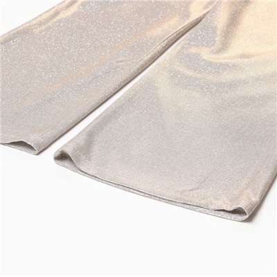 Брюки нарядные для девочки KAFTAN размер 32 (110-116 см), бежевый