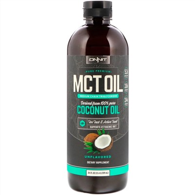 Onnit, MCT Oil, Unflavored, 24 fl oz (709 ml)