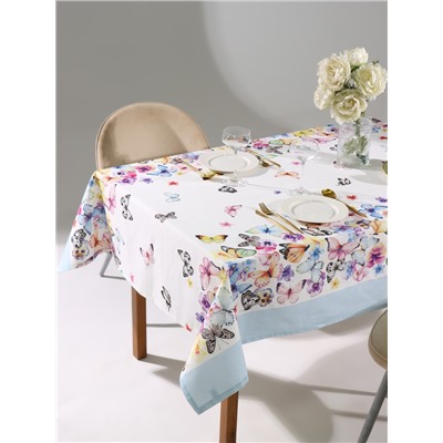 Скатерть «Этель. Бабочки», 110×147 см, 100% хлопок, репс 210 г/м²