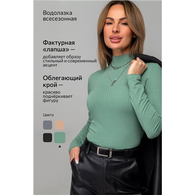 Женская водолазка лапша из вискозы Happyfox