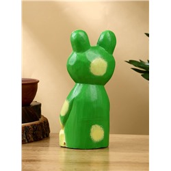 Календарь настольный «Лягушка», 10×6×21 см, дерево, светло-зелёный