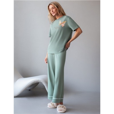 VILATTE Футболка D49.136