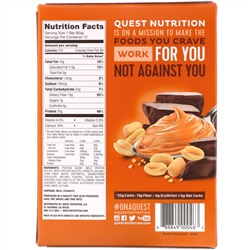 Quest Nutrition, протеиновый батончик, с шоколадно-арахисовым маслом, 12 батончиков, весом 60 г (2,12 унции) каждый