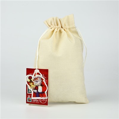 Мешочек подарочный «Новогодняя почта», 20×30 см ± 1.5 см