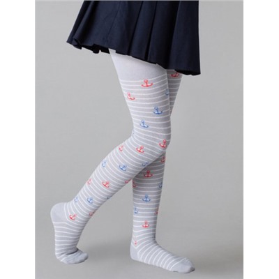 Колготки детские, Omsa, 13P62-2 якорь на полосках